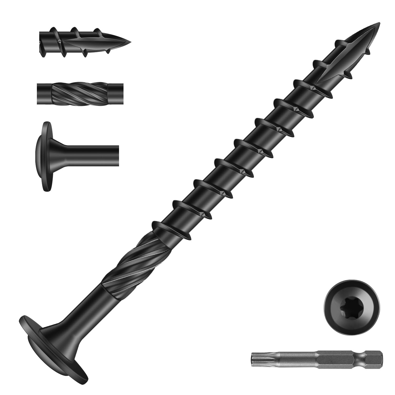 Lag Screws - 88 Pack, Rust Resistant -25 Lag Screws - 88 Pack, Rust Resistant -25