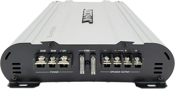 Audiobank Monoblock 3000 WATTS Amp Class AB Car Audio Stereo Amplifier P3001 Heavy-Duty Aluminum Alloy Heatsink | Class A-B Operation Remote On/Off Circuit