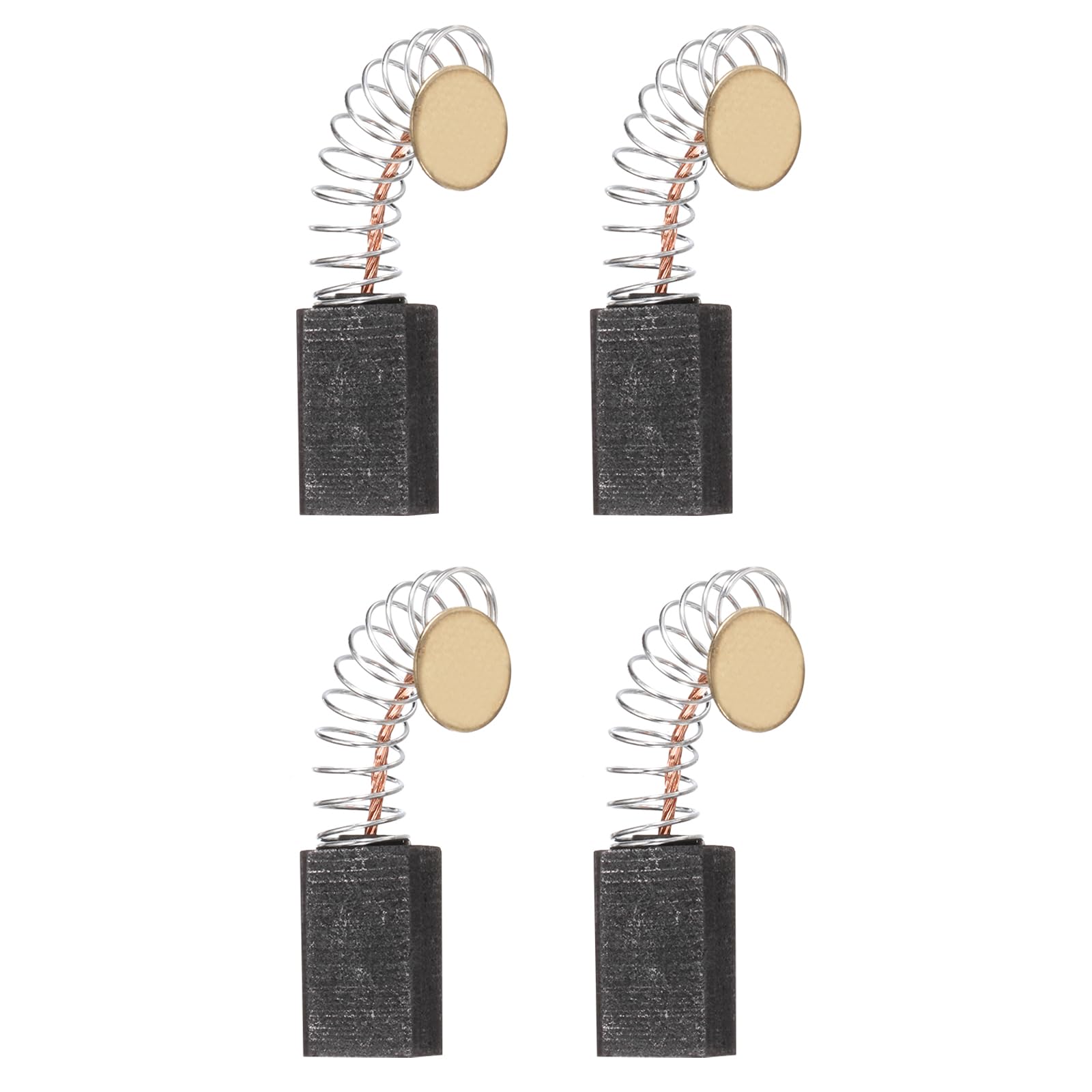 QUARKZMAN Zestaw 4 szczotek węglowych CB50 zastępuje 12 x 8 x 5 mm do większości elektronarzędzi, wiertarek, silników, pił tarczowych, części zamiennych