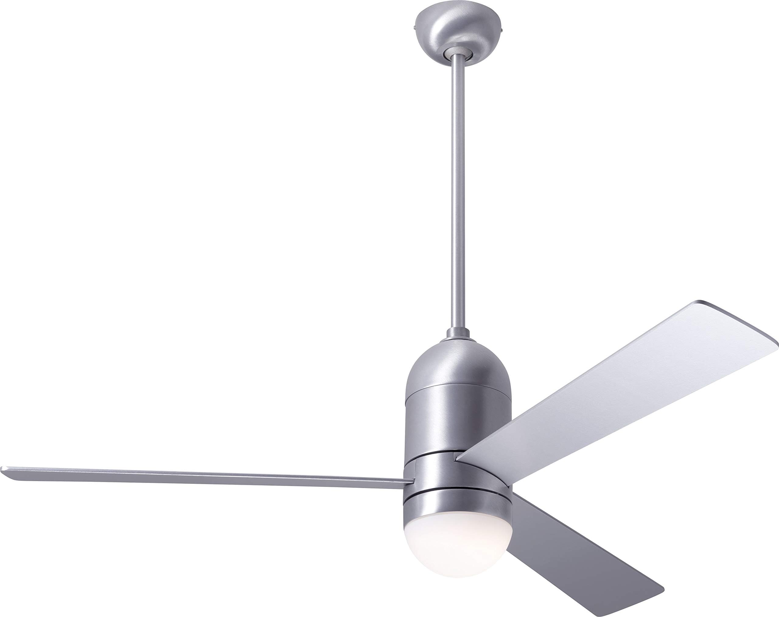 Company CIR-BA-50-AL-355-RC Cirrus DC 50" Ceiling Fan w/LED LT and Remote Ctrl, Brushed Aluminum