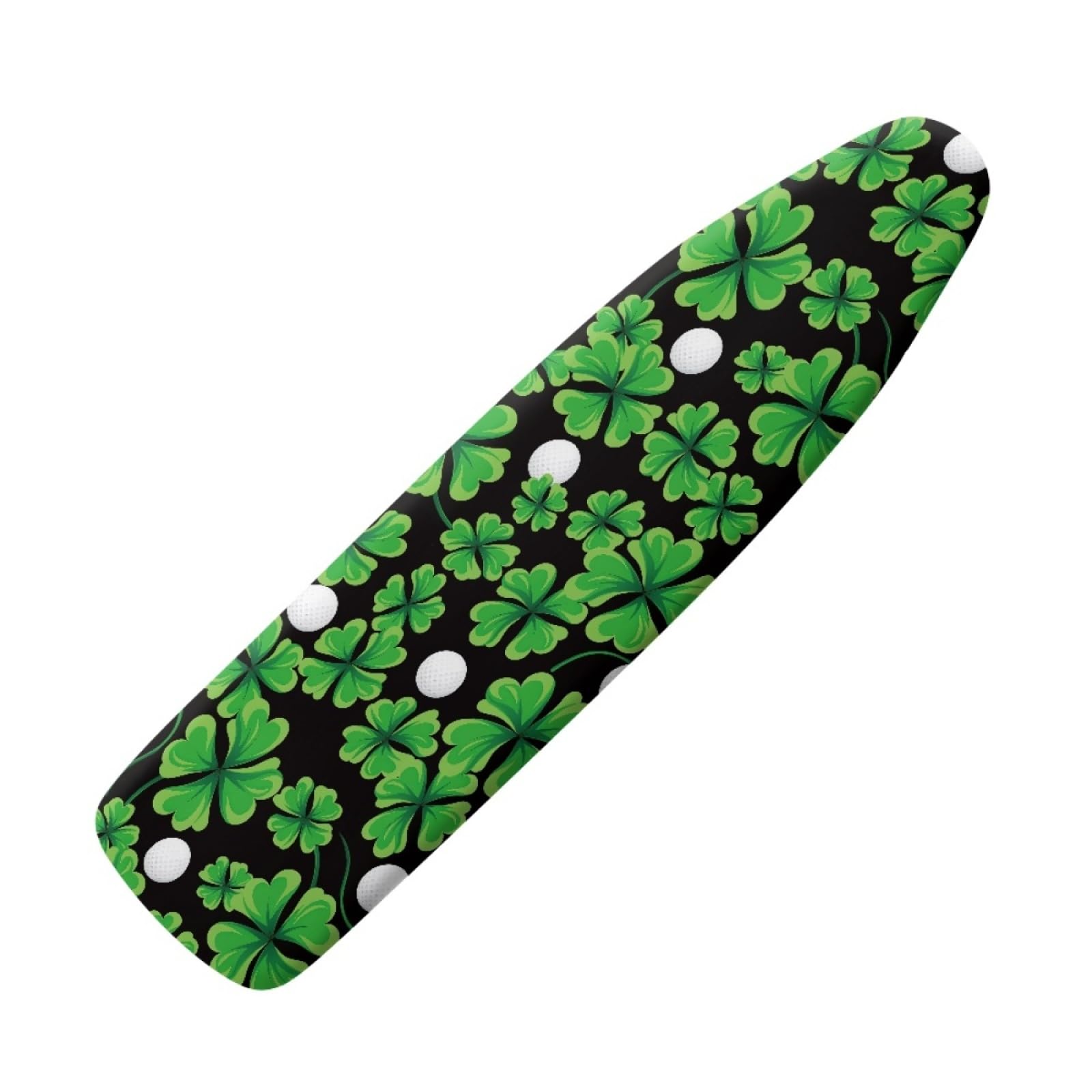 Ironing Board Covers 110 x 35cm Green Leaves Iron Board Covers and Pad Thick Resist Scorching and Staining Thick Easy Fit Iron Cover Adjustable Elastic Rope Ironing Boards Cover 110x35cm