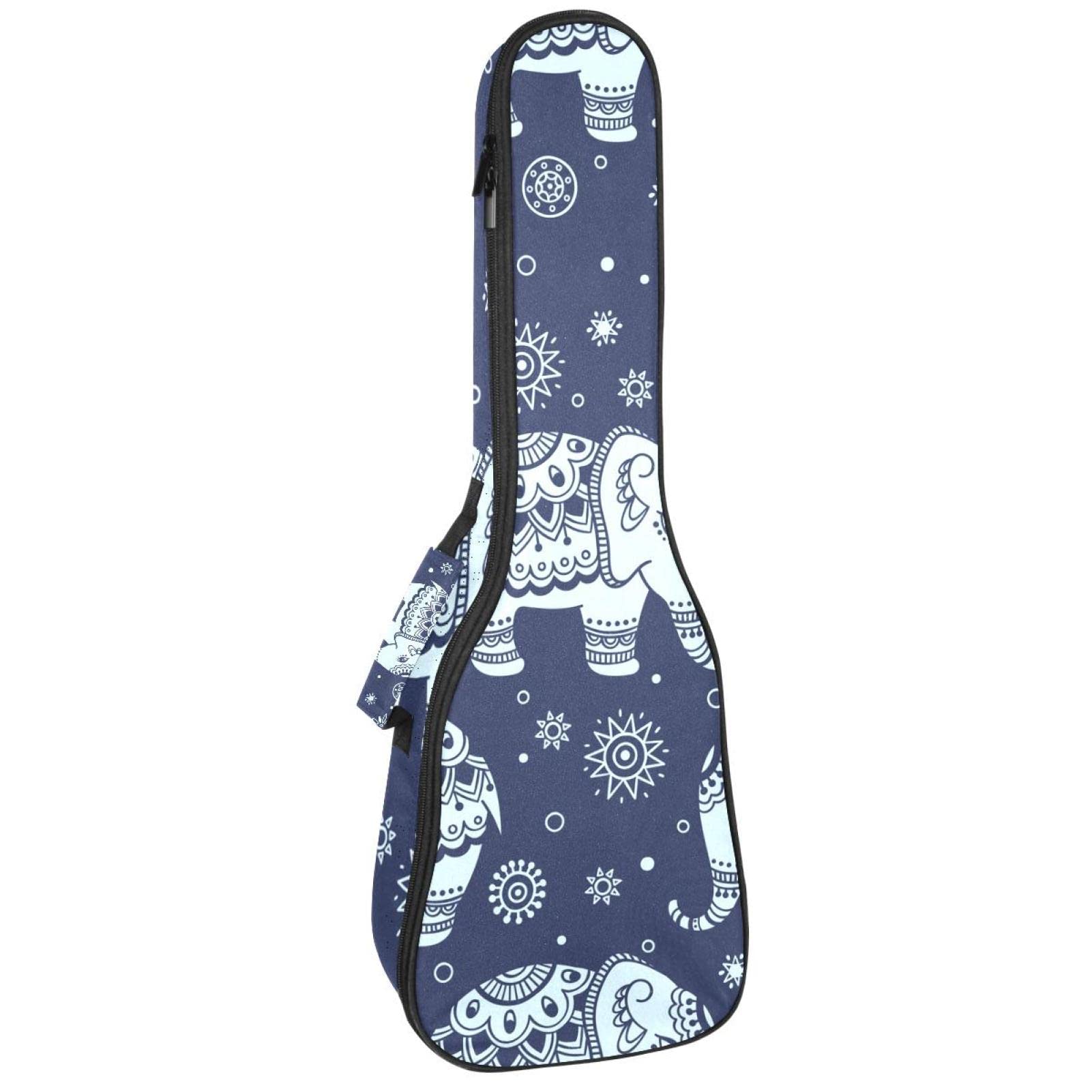 Housse pour ukulélé soprano antichoc et imperméable violette - 7