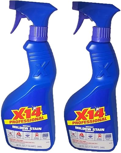 X-14 Removedor de manchas de moho instantáneo profesional 32 fl oz paquete de 2