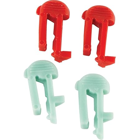 Intermatic Cycle Timer Clock ON/OFF Plastic Switch Trippers - P1000 PB PF1100 Series, 2 Red, 2 Green