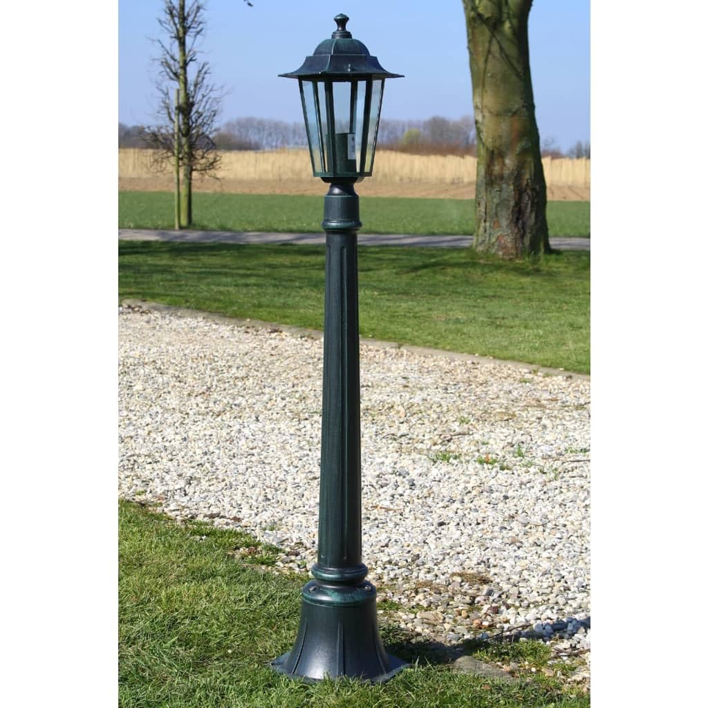 vidaXL 2x Lampes de Jardin Luminaire d'Allée Eclairage de Patio Lanterne de Jardin Lampe sur Pied de Terrasse Arrière-cour Extérieur 105 cm