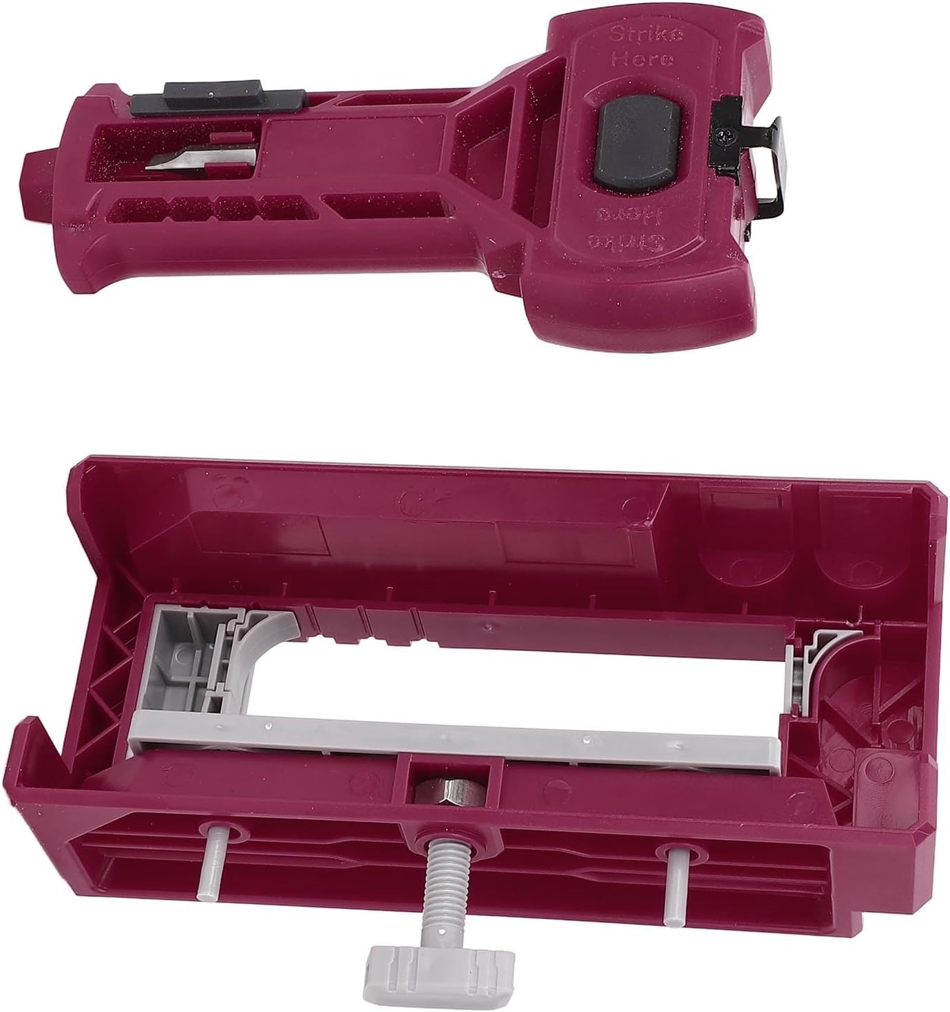 Fafeicy Door Hinge Installation Kit Convenient Accurate Mortiser Template 1 3 / 8in 1 3 / 4in Doors