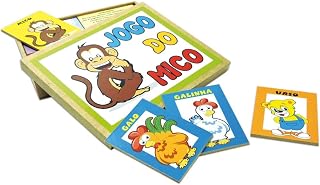 Jogo Do Mico - Madeira - Colorido - 4708 - Maninho Artesanatos