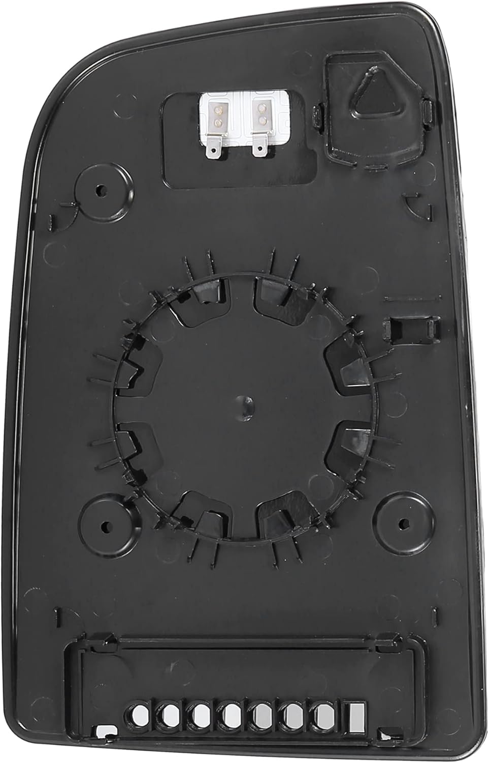 Left Side Heated Mirror Glass For Mercedes Sprinter 2500/3500 (2010-2018) – Power Adjust, Black Backing