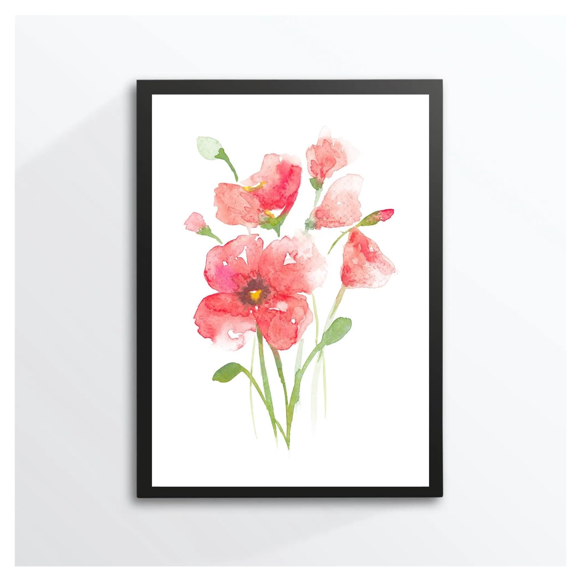 Toile florale vintage aquarelle pour embellir votre chambre