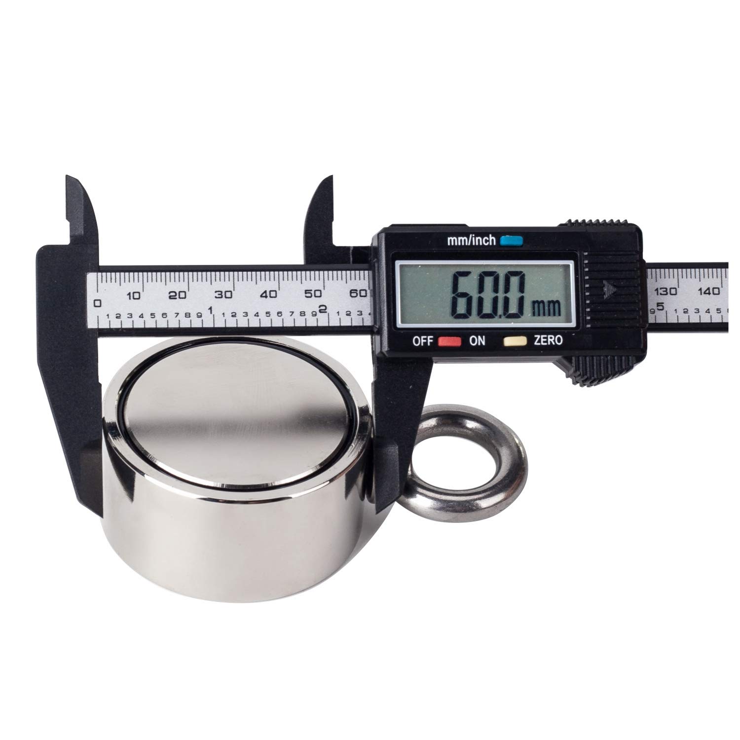 70% Off Everything 625lbs Double Sided Neodymium Fishing Magnet, Rare Earth Magnets Super Strong Neodymium Magnet with Eyebolt for Magnet Fishing and Salvage in River