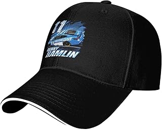 Denny Hamlin 11 Baseball Cap Dad Hat Adjustable Trucker Sports Hat Black Unisex