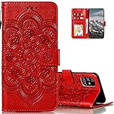 LEMAXELERS for LG V40 ThinQ Case Flip Premium Wallet Phone Case PU Leather Mandala Embossed...