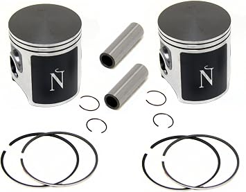 Namura, NA-40001, Two Pistons Kits for Yamaha Banshee 350 YFZ350 Standard Bore 64.00mm