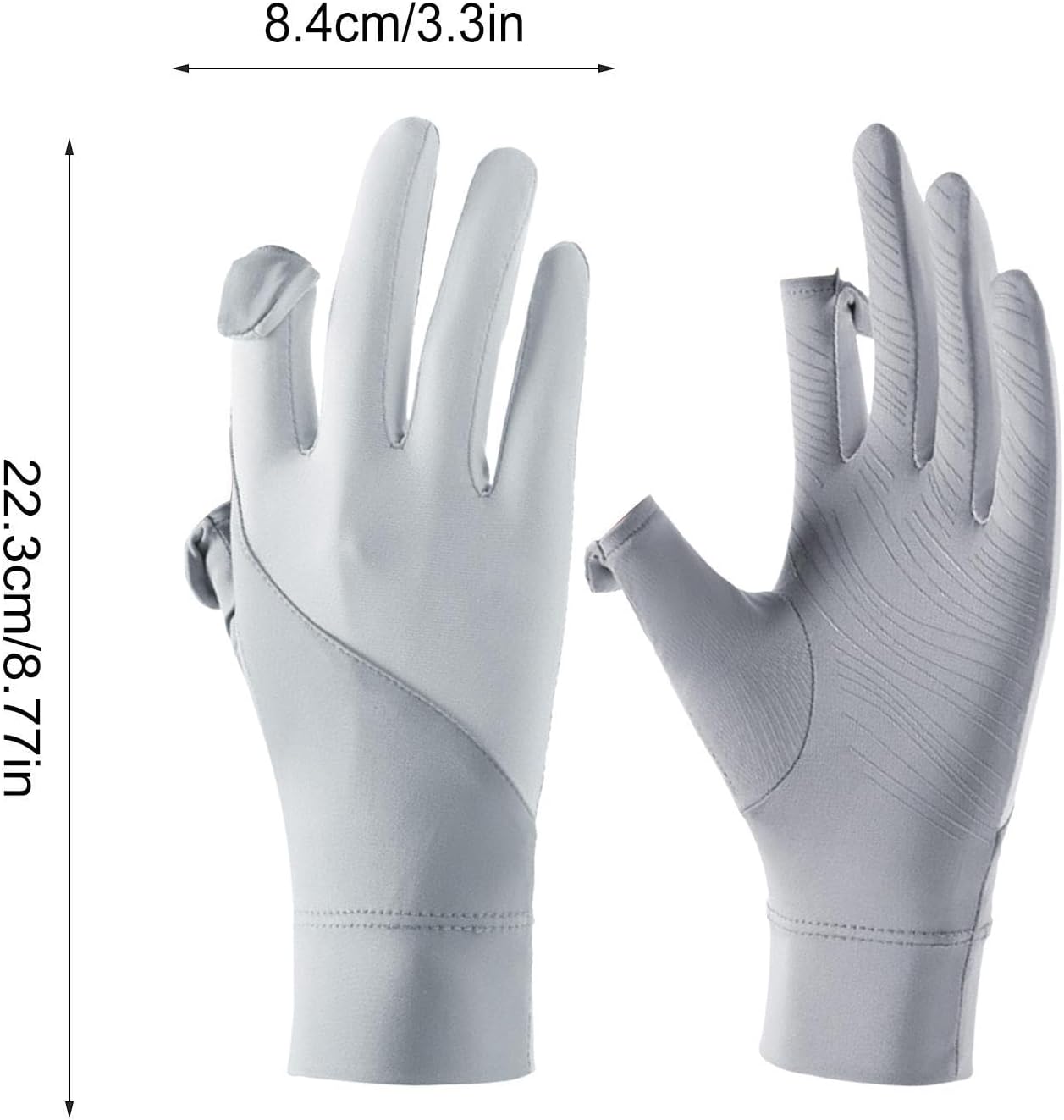 UV Gloves for Driving - Anti-Slip UPF 50+ Sleeve | Touchscreen Sun Protection Driving Gloves,for Golf Fishing Running Kayaking Hiking Summer Travel