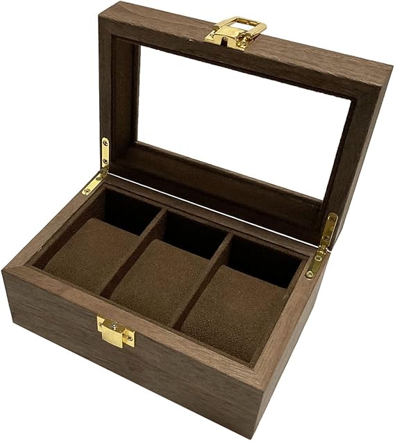 Amazon Jcw 時計ケース 腕時計 収納ケース 木製 3本用 おしゃれ ウッド コレクションケース 胡桃 クルミ コレクションケース 腕時計 通販