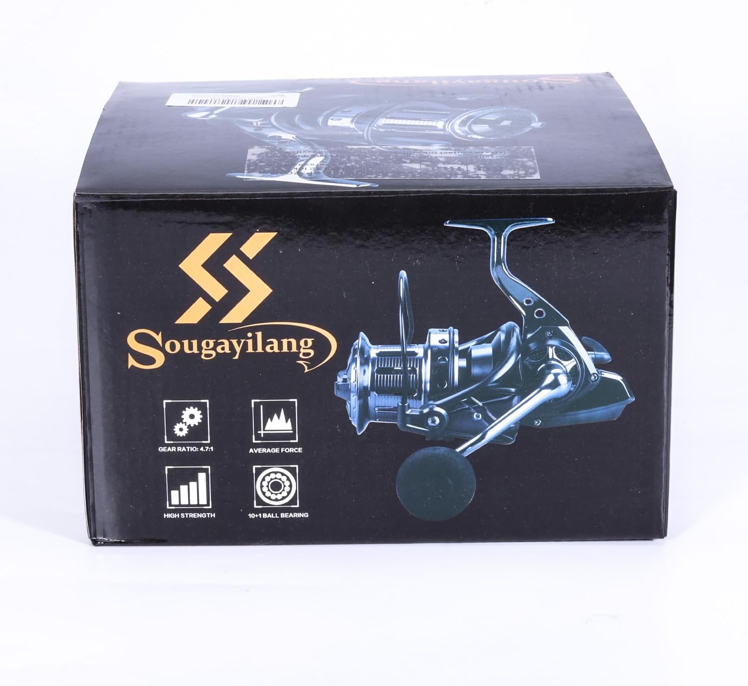Sougayilang ME430 Carp Reel,11000/12000 Large Line Capacity Surf/Carp Fishing Reels,13+1BB Smooth Powerful Carp Reels 4.6:1 Gear Ratio for Saltwater Freshwater 13 615TQ0Vu vL. AC SL1500