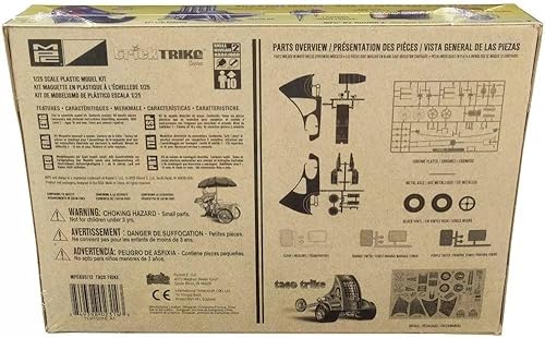 Miniatura 4 de MPC Taco Trike (Trick Trikes Series) Kit de modelo a escala 125, blanco (MPC893)
