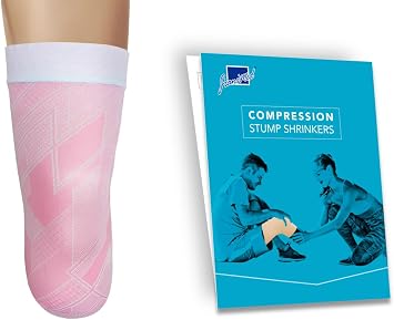 Prosthetic Stump ShrinkersBelow Knee, 40cm, Compression, 20-30, Amputee Socks, Trendy, Taiwan Excellence 2XL