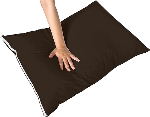 Miniatura 4 de Utopia Bedding Protector de almohada impermeable con cremallera (paquete de 4) marrón estándar, funda de almohada a prueba de chinches de 20 x 26