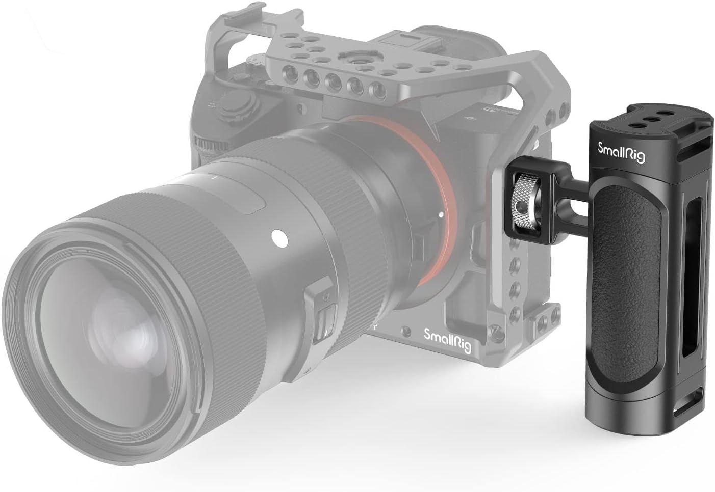 SMALLRIG Mini Side Handle Mango Lateral de Ubicación para ARRI, Llave Incorporada, Ajustable hacia Arriba y hacia Abajo - 3814