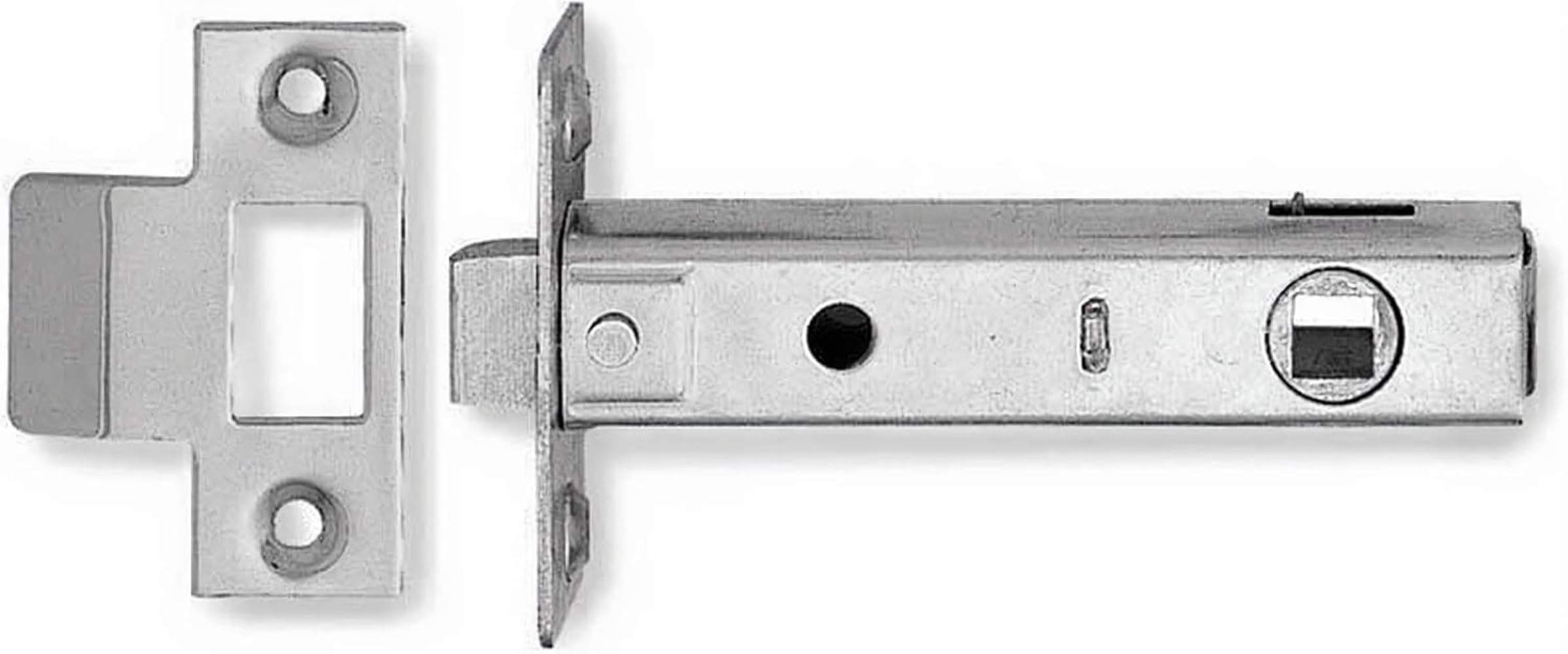 Ironmongery Solutions® JL144NP 95mm Tubular Latch – Nickel Plated Door Latch Mechanism