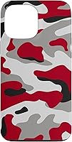 Vista 24 de red camo Print red and Black Camoflage Pattern Phone Case for iPhone 17