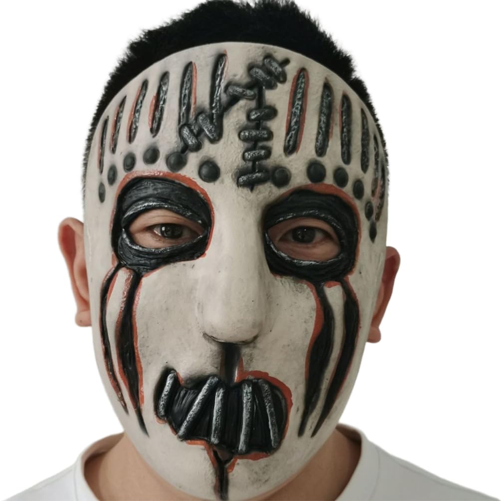 M&Catree Latex Masks Slipknot Mask Fancy Dress Masks for Adult Halloween, Masquerade, Costume Party, Carnival