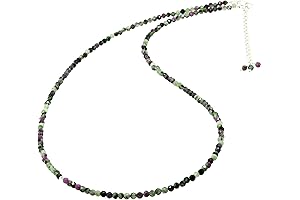 Ruby Zoisite Fertility Crystal Necklace