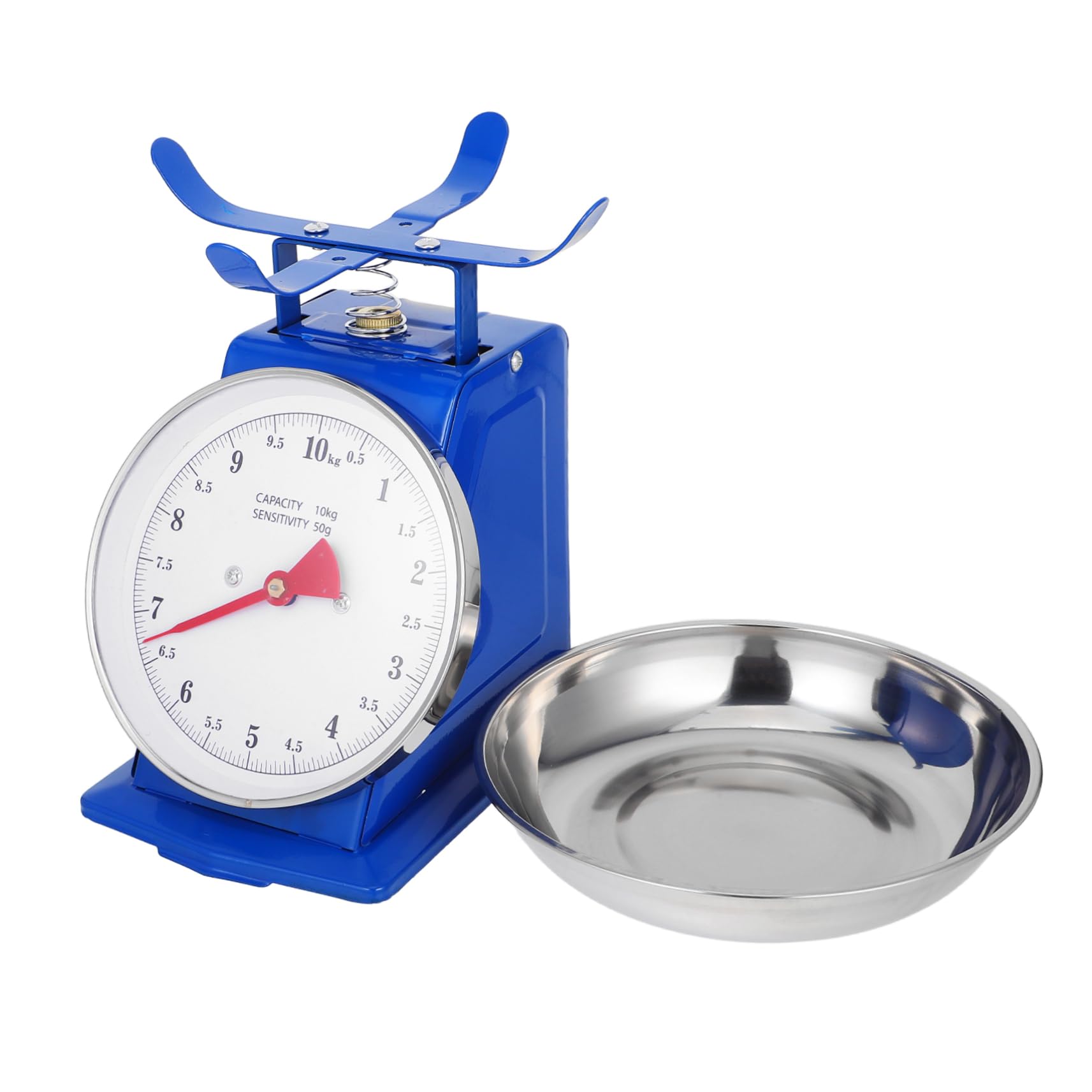 NAMOARLY Báscula Mecánica Para Alimentos: Báscula De Cocina Vintage De 10 Kg Con Recipiente Desmontable Para Pan, Café, Preparación De Comidas, Repostería Y Cocina.