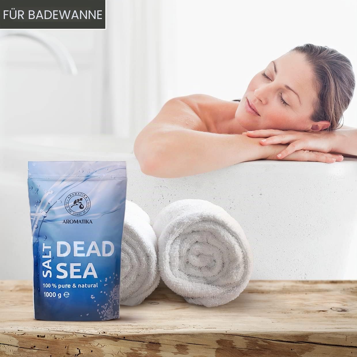 Totes Meer Mineral Badesalz 5000g - Mineralsalz - Therapie Reich & Mineralsalzen - Badezusatz - Badesalz - Besten für Guten Schlaf - Körperpflege - Schönheit - Entspannung - SPA