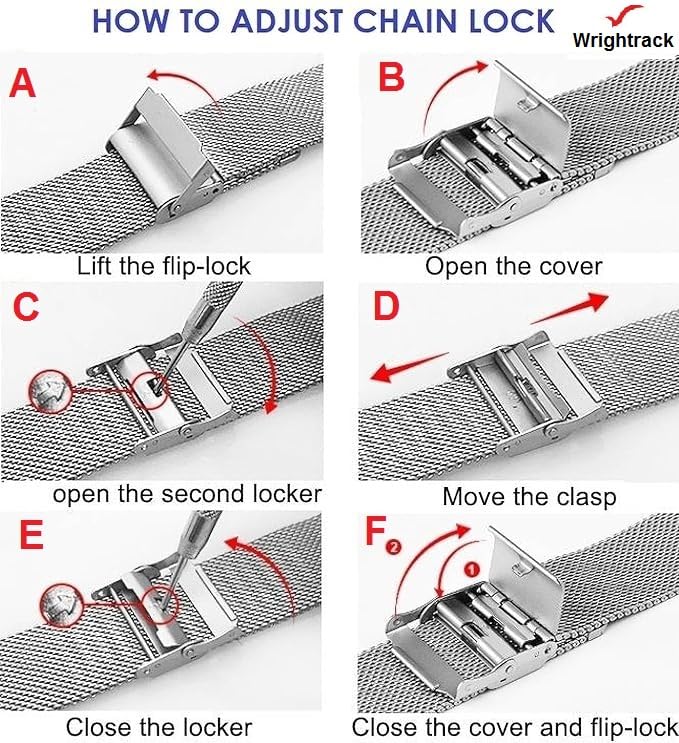 Image of WRIGHTRACK New Generation Analog Day Date Functioning /Working Stainless Steel Chain Watch for Men & Boys