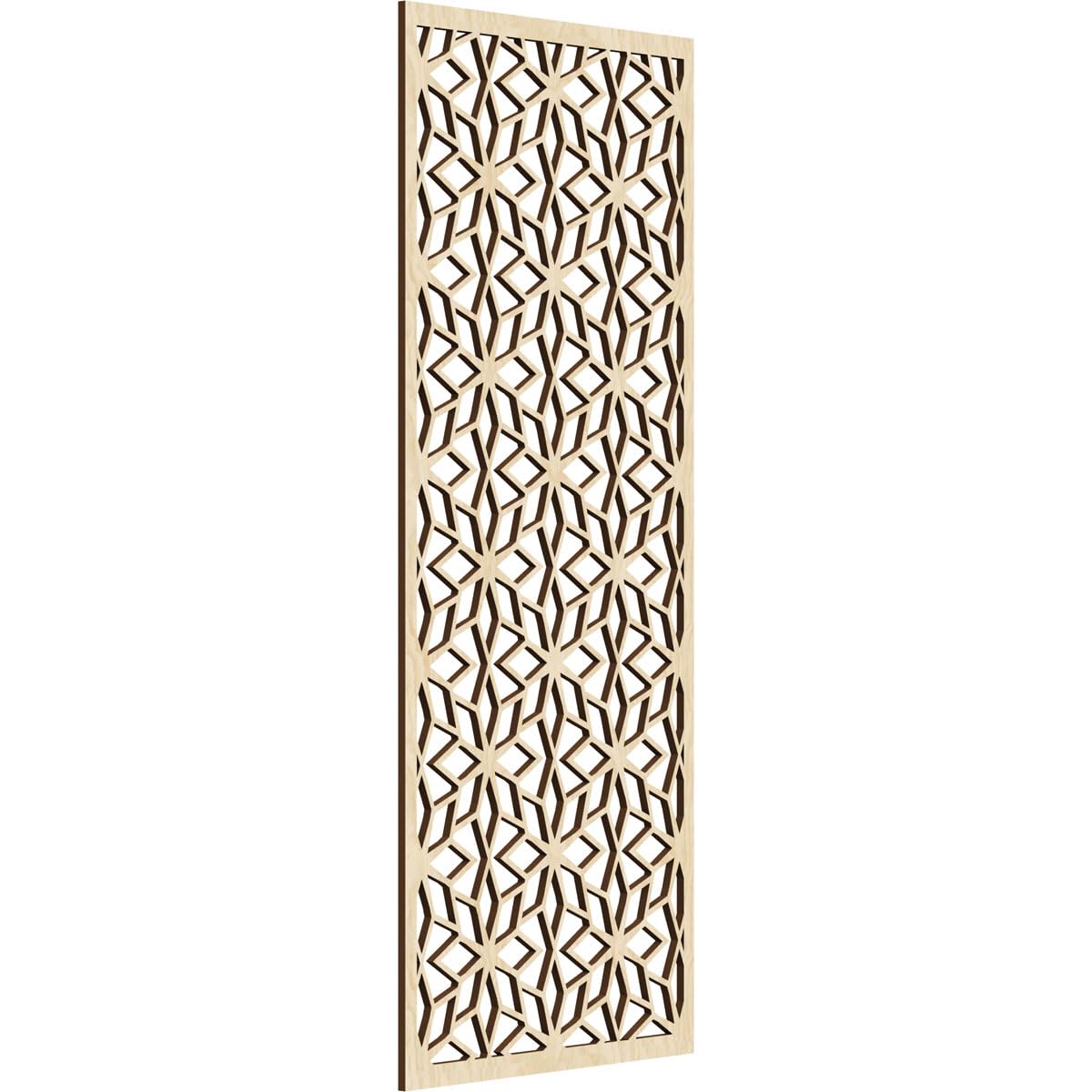 Lake Decorative Pierced Fretwork Wood Wall Panels, 15 3/8"W x 39 3/8"H x 1/4"T, Birch