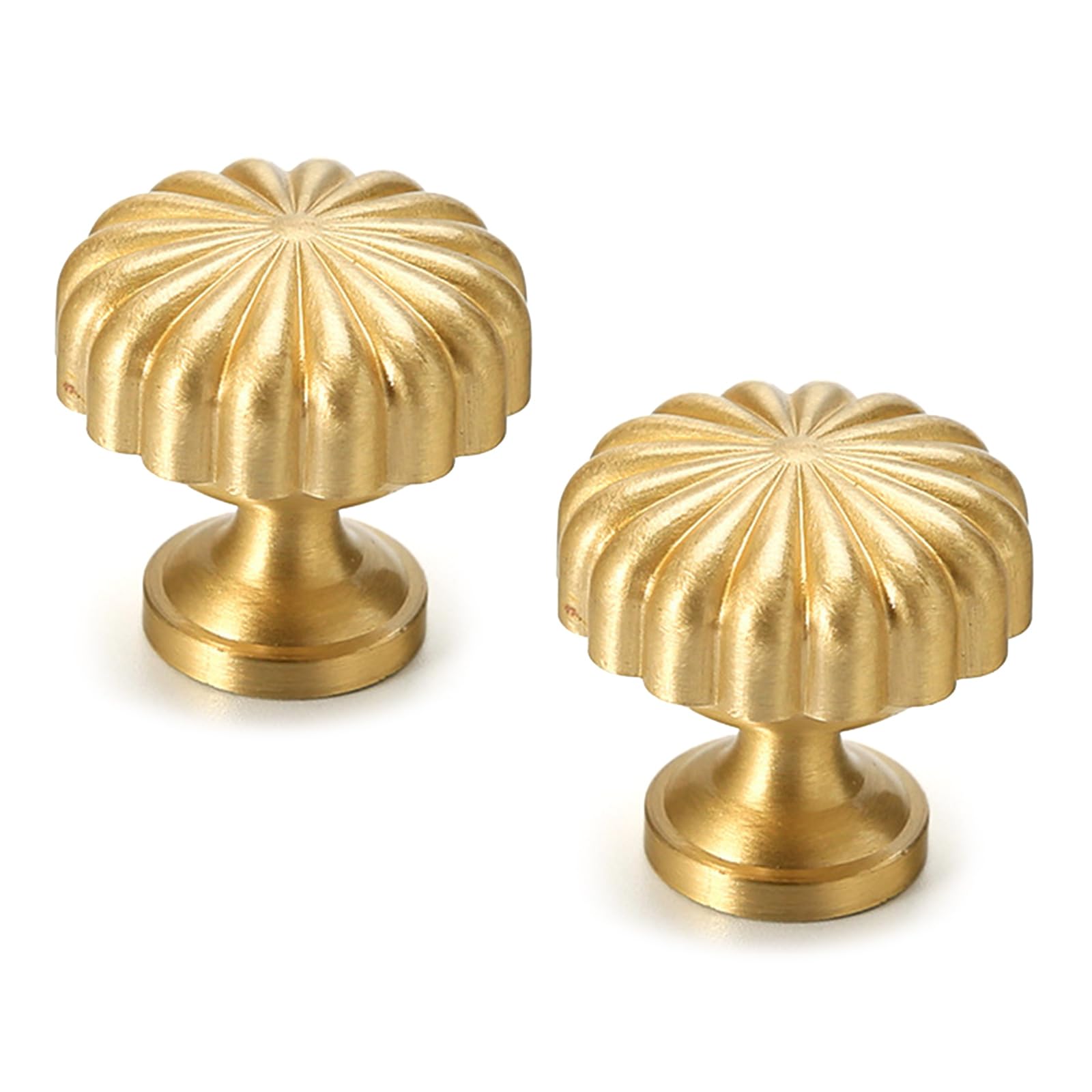 Kalttoy Multicolor 2Pcs Drawer Pulls Brass Dressers Knob Cupboard Handle Modern Furniture Handle Round Stripe Bedside Cabinet Pull Furniture Handles And Knob For Dressers Modern