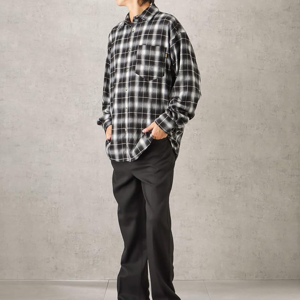 Amazon.co.jp: [パワートゥーザピープル] 長袖シャツ M L XL 3色展開