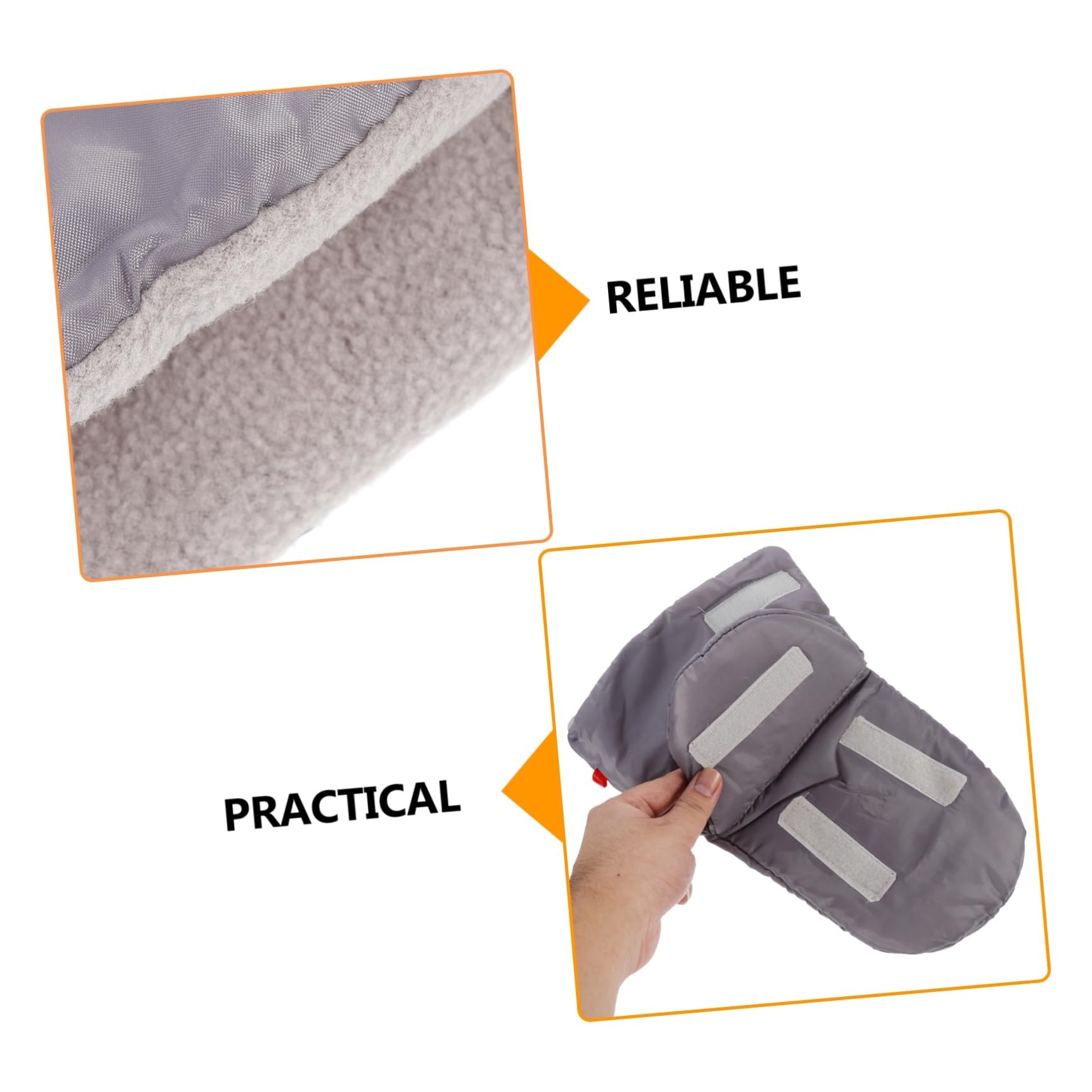 LIFKOME 3pares Guantes De Pram Térmicos Impermeables y Aislantes Para Carro De Diseño Separado Para Invierno