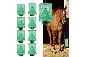 Ranch Fly Trap - Fly Traps Outdoor Hanging (8-Pack)