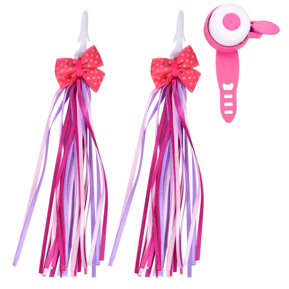 Children Bike & Tassels, Children Cycling Bike Handlebar Sound Ring & Tassels for Bike Scooter ()