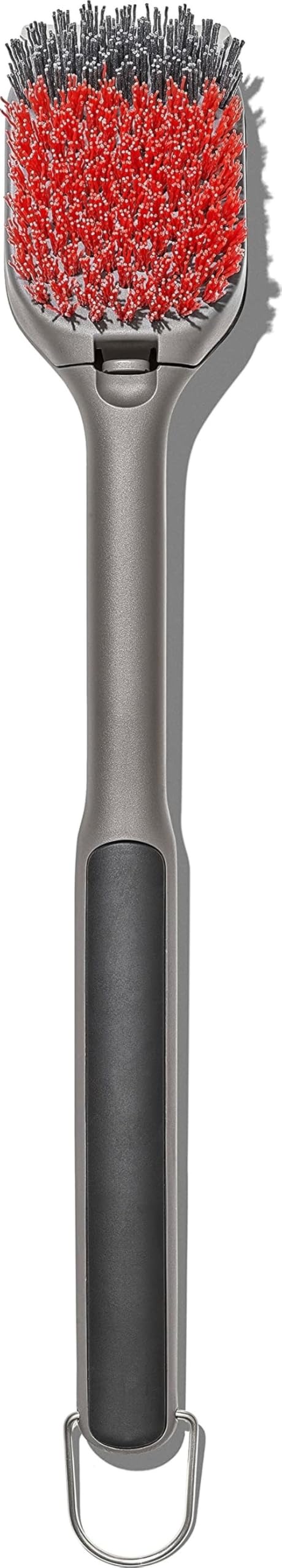 OXO, Nylon Stainless Steel Plastic, Gray, Cold Clean Grill Brush