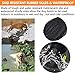 PG.KINWANG Dog Boots Waterproof Dog Shoes for Small to Large Dogs with Reflective Velcro Rugged Anti-Slip Sole Pet Paw Protectors Labrador Husky Black 4 Pcs (Size 6: 2.9''x2.5'')