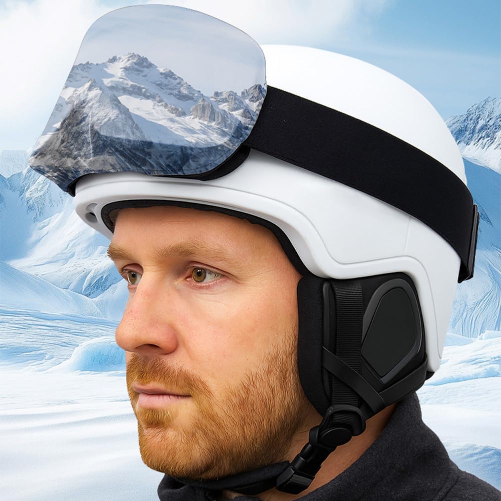Housse de Protection pour Lunettes de Ski en Microfibre, Anti-Rayures, Unisexe