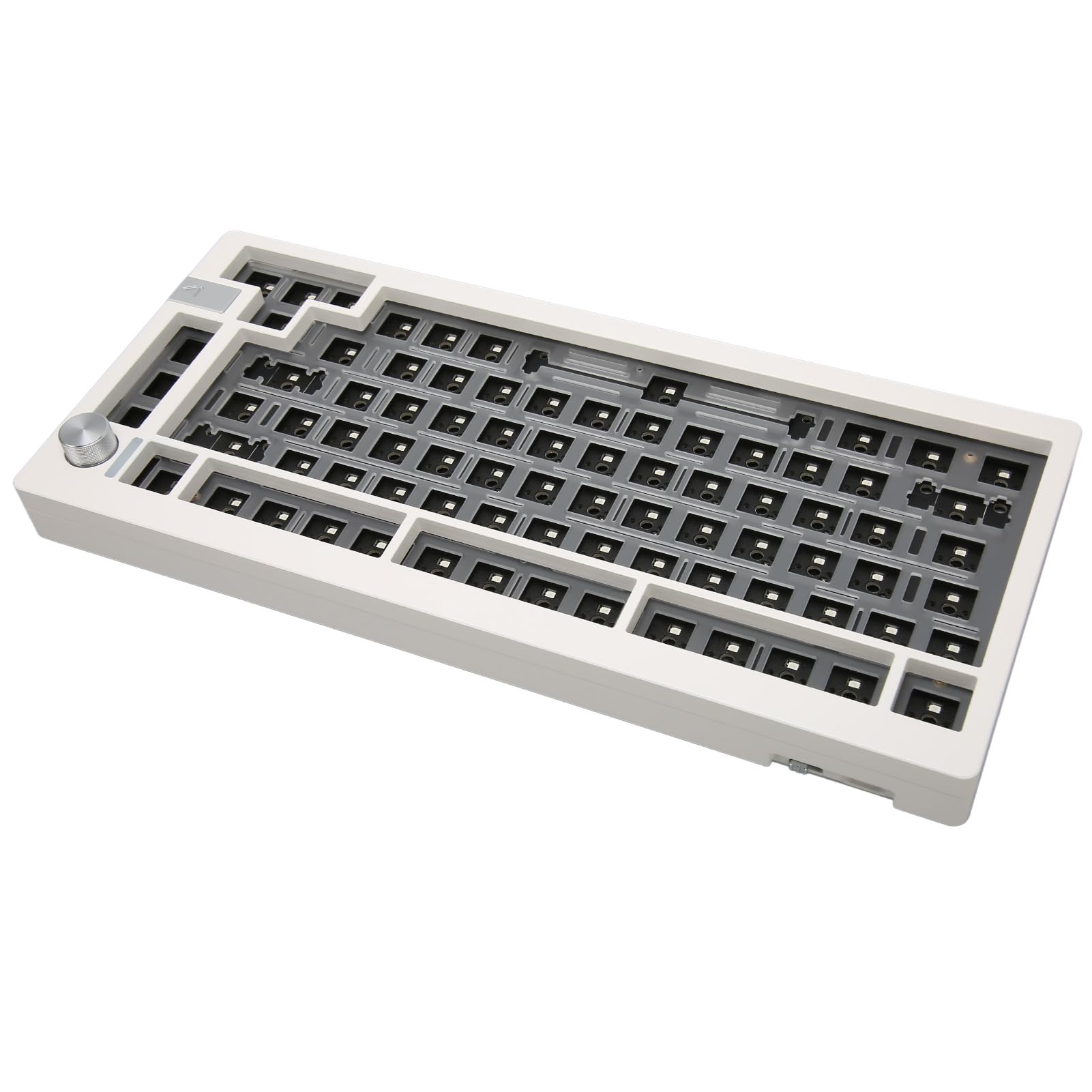 Cuifati 81 Tasti RGB 75% Tastiera Meccanica, Kit Fai da Te Hot Swappable