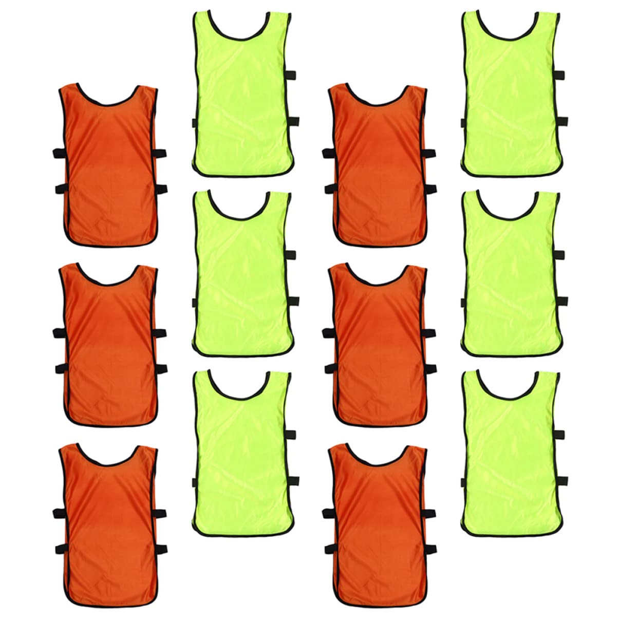 YARNOW Gilets de Sport en Polyester Respirants, Lot de 12 pour Entraînement