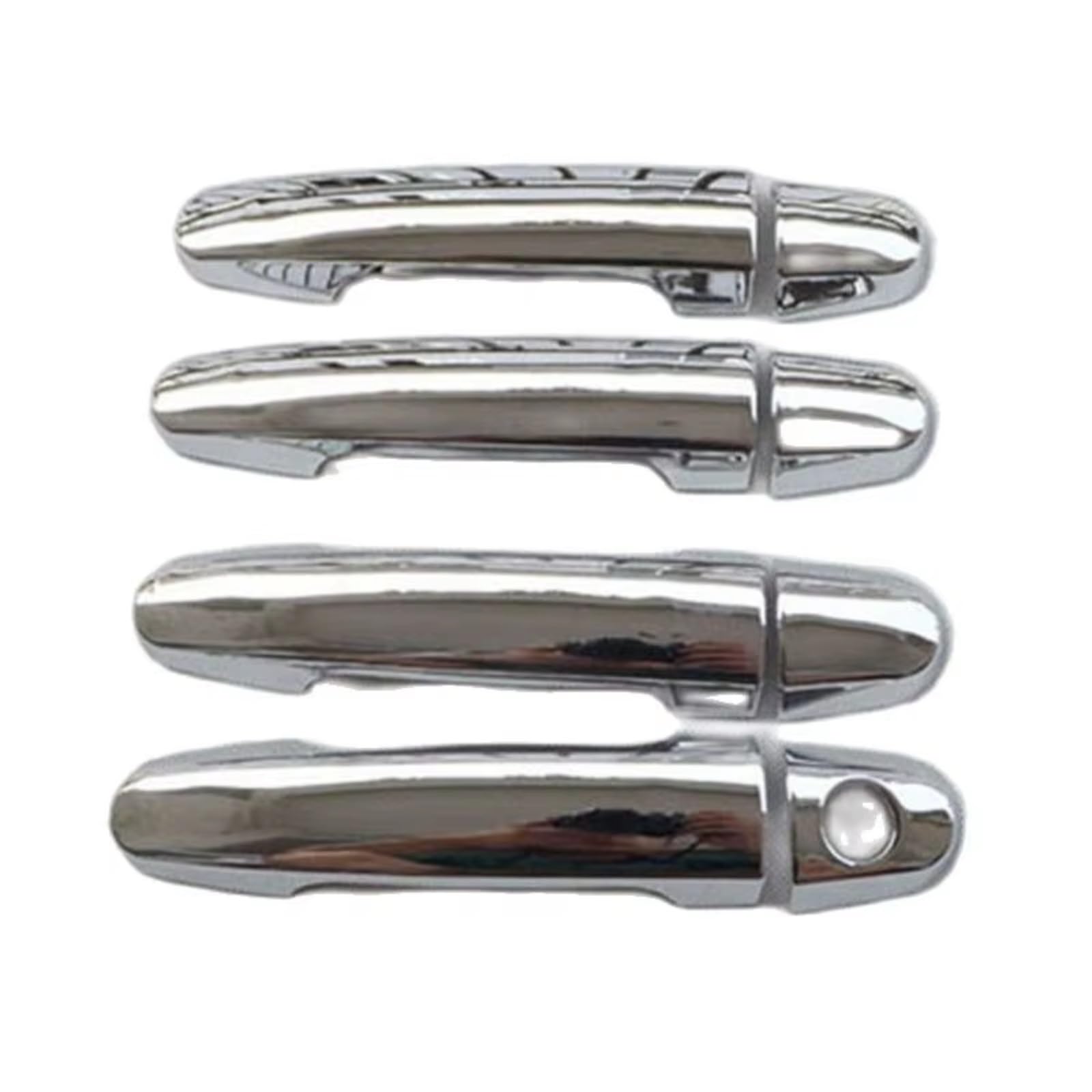 Qdzvalumv 4Dc1 Car Door Handles Cover Shell Compatible With Toyota For Fortuner For Hilux Sw4 2005-2014 Car Exterior Door Handle Cover Trim Front Rear Accessories Set(4Dc1)
