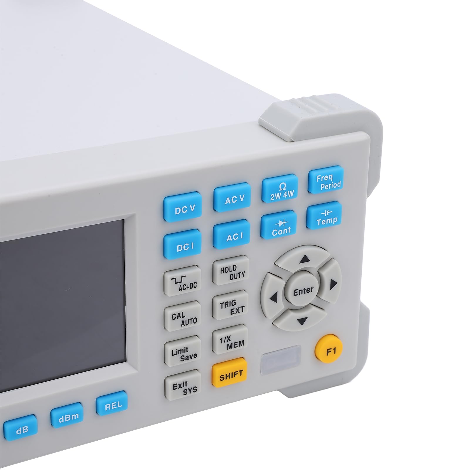 ET3240 Desktop-Multimeter, Hochauflösende Anzeige, Wechselstrom, Gleichspannung, Strom, Widerstände, Kapazitätsmessung, 12 Einheiten (EU-Stecker 200V-240V)