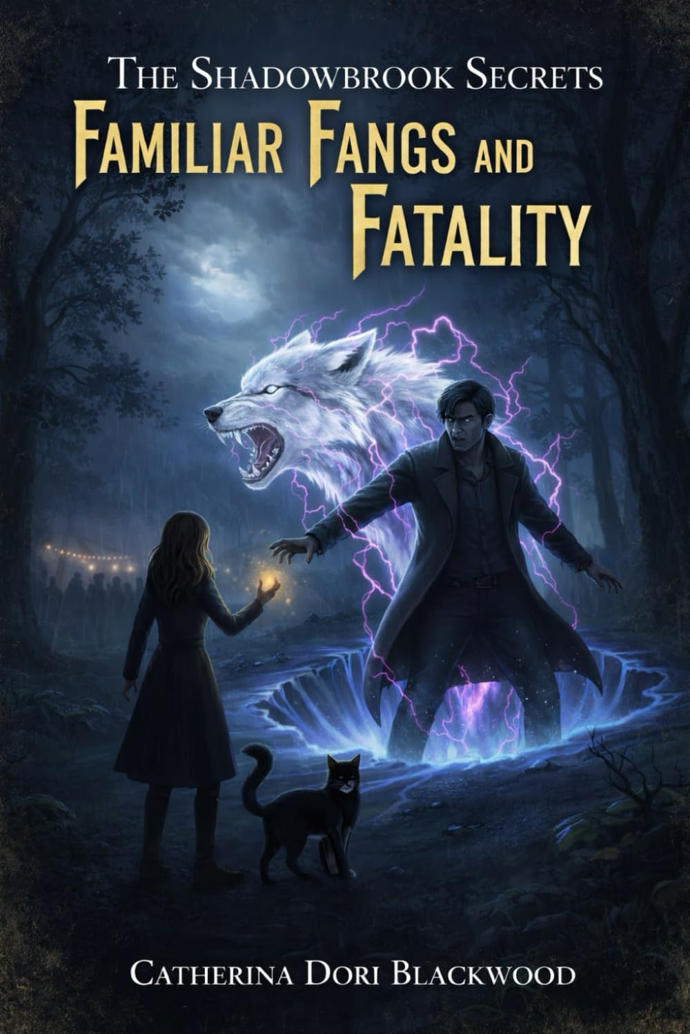 Familiar Fangs and Fatality: A Paranormal Cozy Mystery with Ghosts and a Witch Sleuth (The Shadowbrook Secrets Book 2)