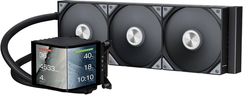 TRYX Panorama 360 AIO CPU 簡易水冷クーラー Amazon.co.jp: TRYX PANORAMA 水冷 CPUクーラー 無発光モデル