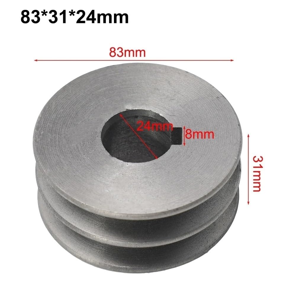 Wysoka precyzja podwójne koło pasowe VGroove 5094 mm żeliwne akcesorium do paska klinowego APE i paska rozrządu trwała konstrukcja 83 x 31 x 24 mm zapewnia optymalną wydajność