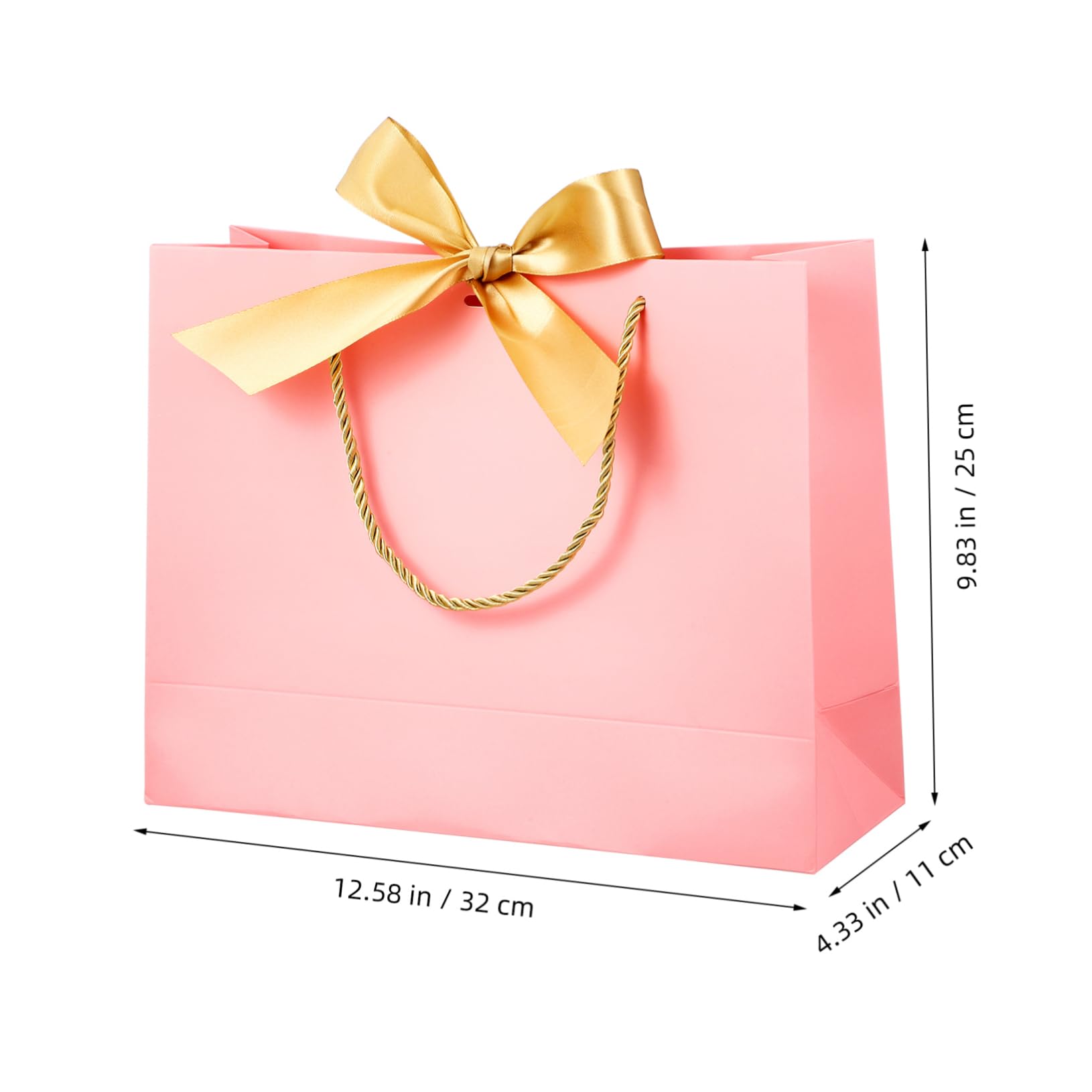 Healeved 10stücke Papier Geschenktüten Mit Henkeln Geschenktüten Mit Schleife Für Partys Geburtstage Feiertage Und Feste Zum Verpacken