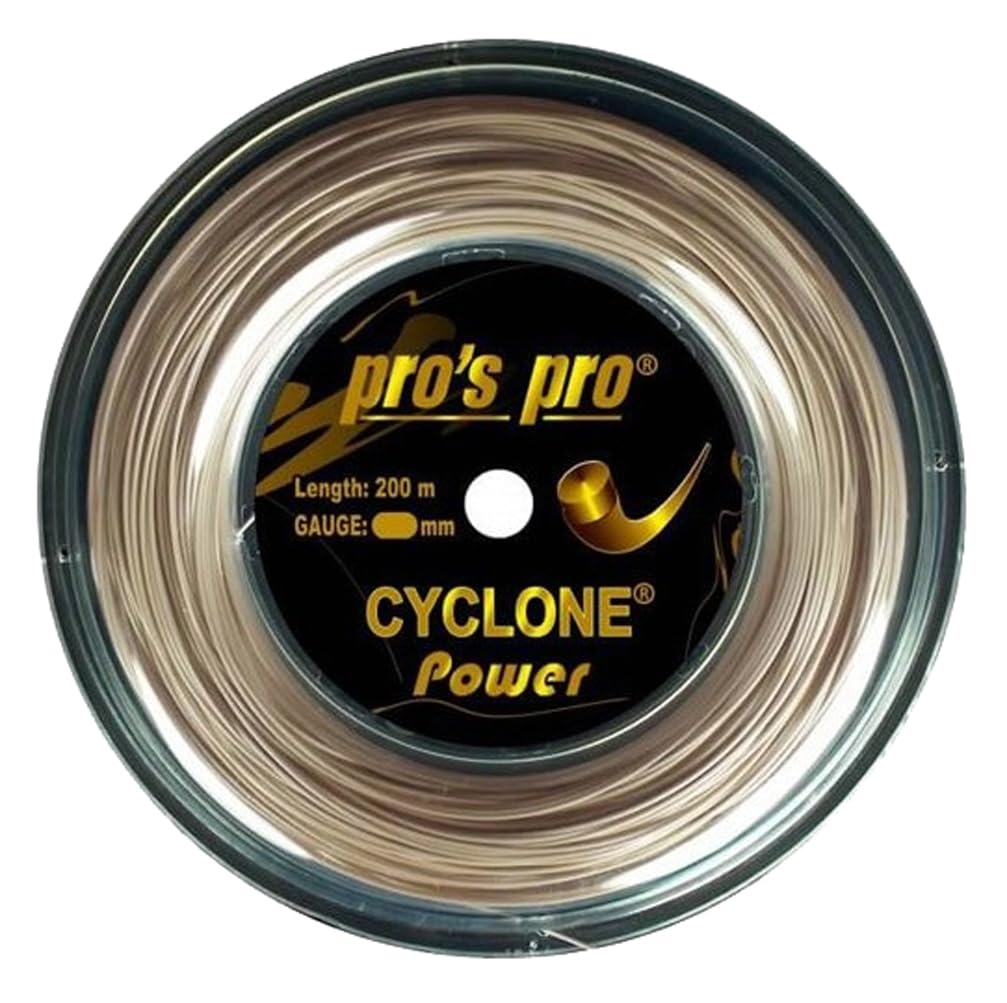 Generisch Pros Pro Cyclone Power - Corda da tennis, 1,25 mm, 200 m