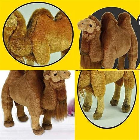 Amazon Co Jp シミュレーション動物のラクダのぬいぐるみ絶妙でかわいい 抱擁 綿で満たされた動物の体のサポート 色 茶色サイズ A B Brown ホーム キッチン